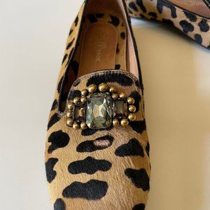 Car Shoe (Prada brand) leopard calf hair shoes